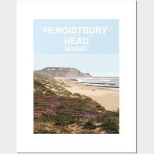 Hengistbury Head Dorset. Travel poster. Gift. Posters and Art